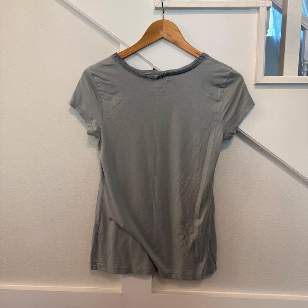 Banana Republic Blue Gray Blue Women's Top size M - Picture 4 of 5